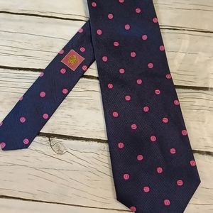 VERSACE 100% Silk polka dot Tie